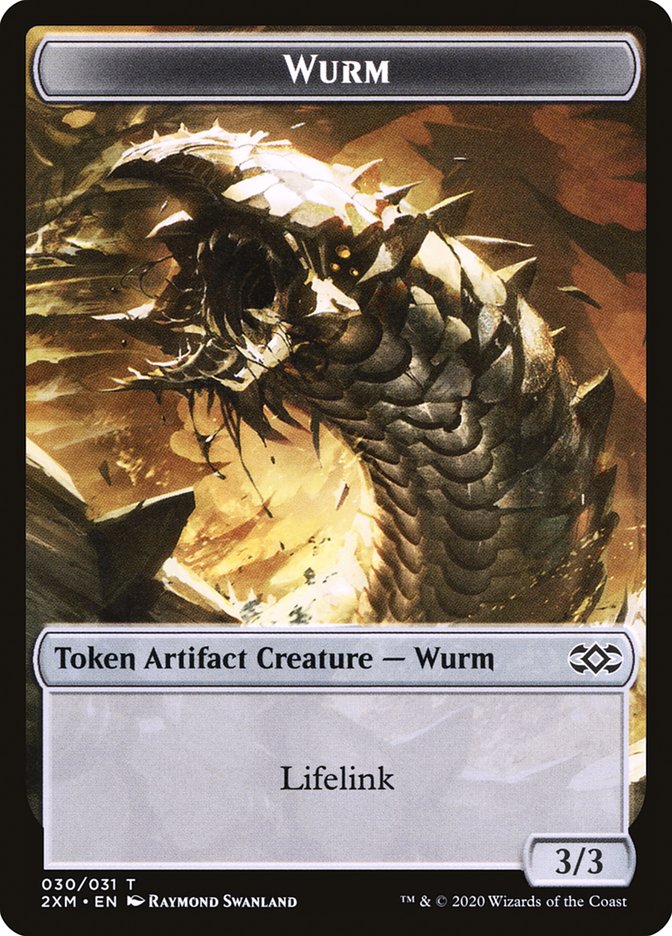 Wurm (030/031) [Double Masters Tokens] | Tacoma Games