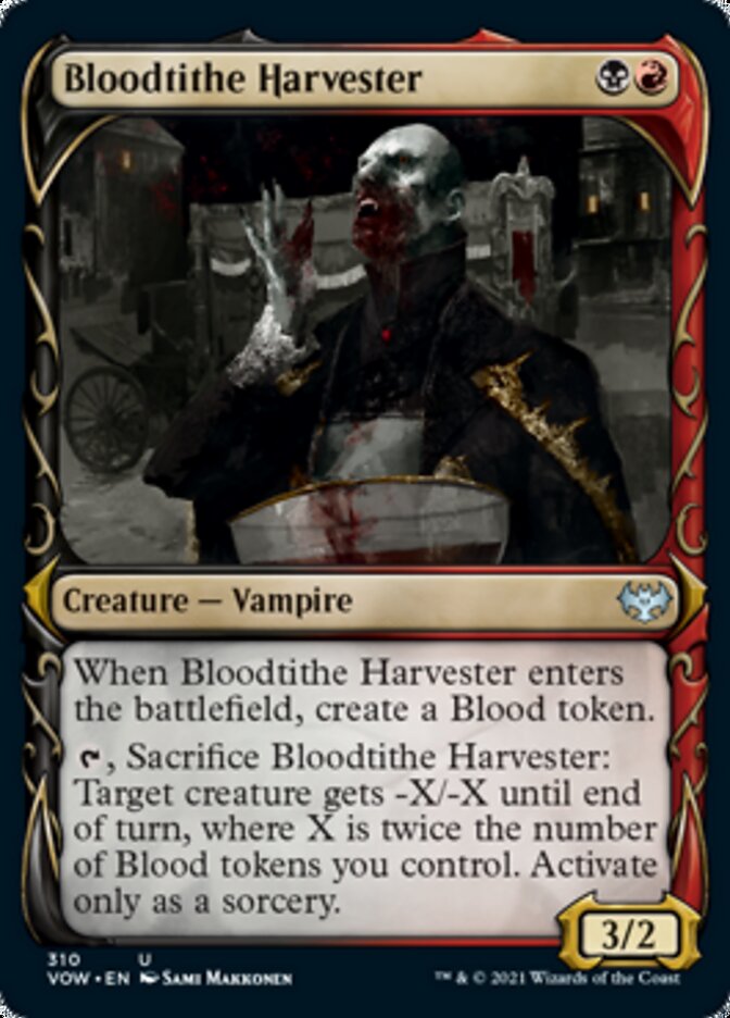 Bloodtithe Harvester (Showcase Fang Frame) [Innistrad: Crimson Vow] | Tacoma Games