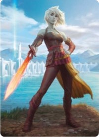 Nahiri, Heir of the Ancients 1 Art Card [Zendikar Rising Art Series] | Tacoma Games