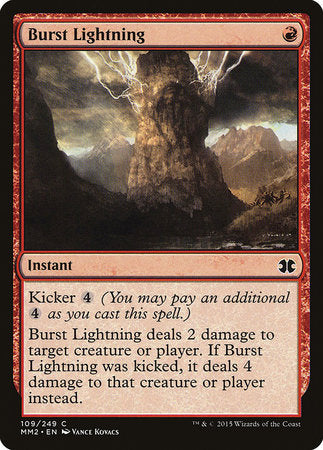 Burst Lightning [Modern Masters 2015] | Tacoma Games