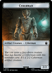 Dalek // Cyberman Double-Sided Token [Doctor Who Tokens] | Tacoma Games