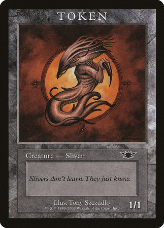 Sliver Token (Legions) [Magic Player Rewards 2003] | Tacoma Games