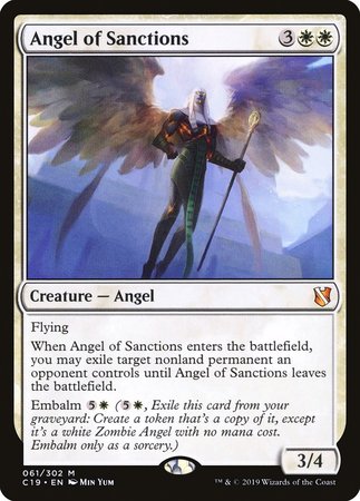 Angel of Sanctions [Commander 2019] | Tacoma Games