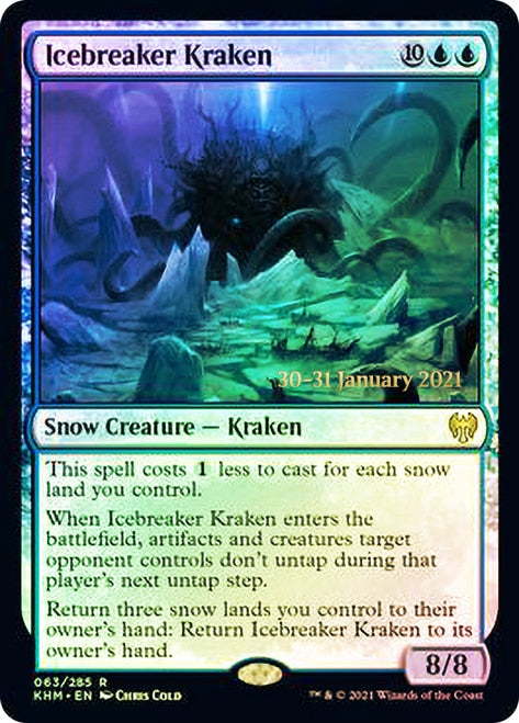 Icebreaker Kraken  [Kaldheim Prerelease Promos] | Tacoma Games