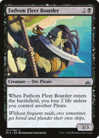 Fathom Fleet Boarder [Rivals of Ixalan] | Tacoma Games