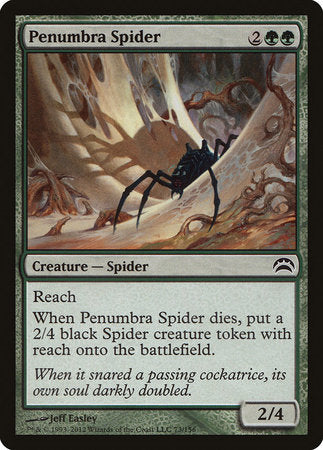 Penumbra Spider [Planechase 2012] | Tacoma Games