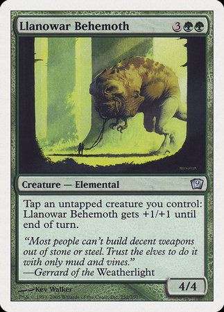 Llanowar Behemoth [Ninth Edition] | Tacoma Games