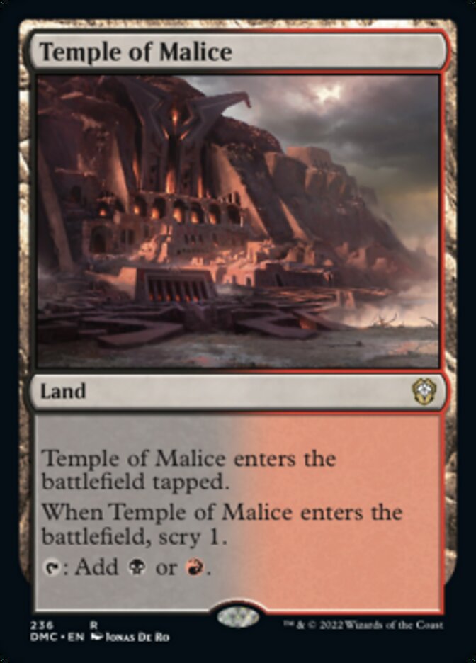 Temple of Malice [Dominaria United Commander] | Tacoma Games