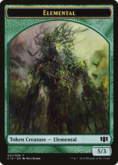 Elemental // Beast (019/036) Double-sided Token [Commander 2014 Tokens] | Tacoma Games