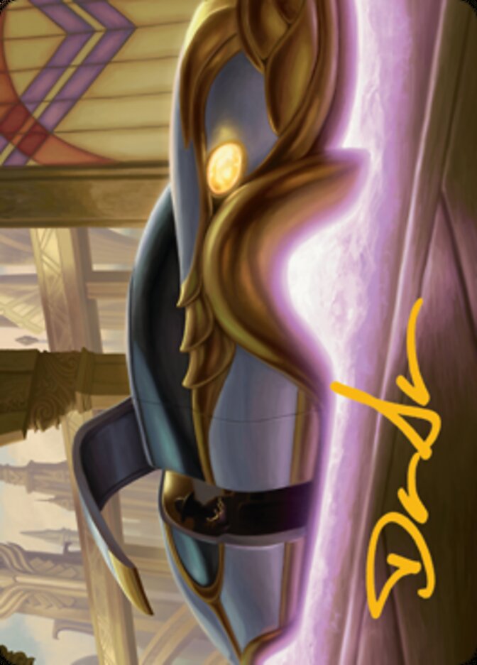 Mysterious Limousine Art Card (Gold-Stamped Signature) [Streets of New Capenna Art Series] | Tacoma Games