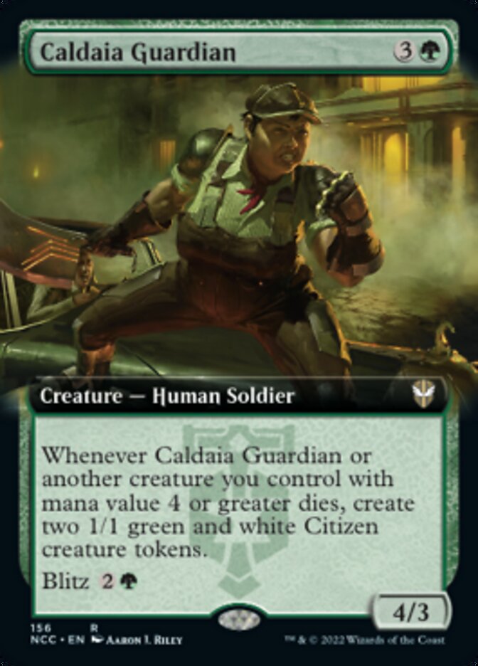 Caldaia Guardian (Extended Art) [Streets of New Capenna Commander] | Tacoma Games