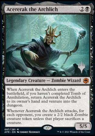 Acererak the Archlich (Promo Pack) [Dungeons & Dragons: Adventures in the Forgotten Realms Promos] | Tacoma Games