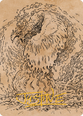 Nemesis Phoenix Art Card (Gold-Stamped Signature) [Commander Legends: Battle for Baldur's Gate Art Series] | Tacoma Games