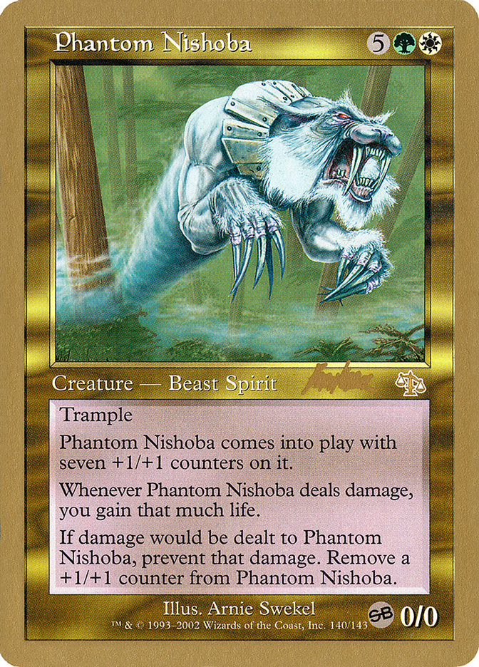 Phantom Nishoba (Brian Kibler) (SB) [World Championship Decks 2002] | Tacoma Games