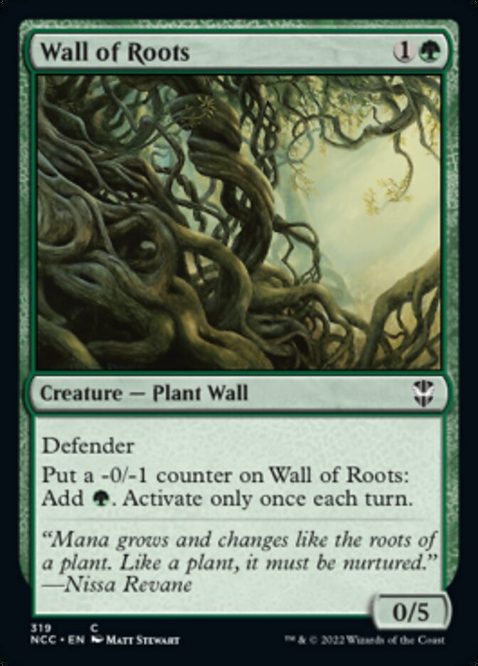 Wall of Roots [Streets of New Capenna Commander] | Tacoma Games