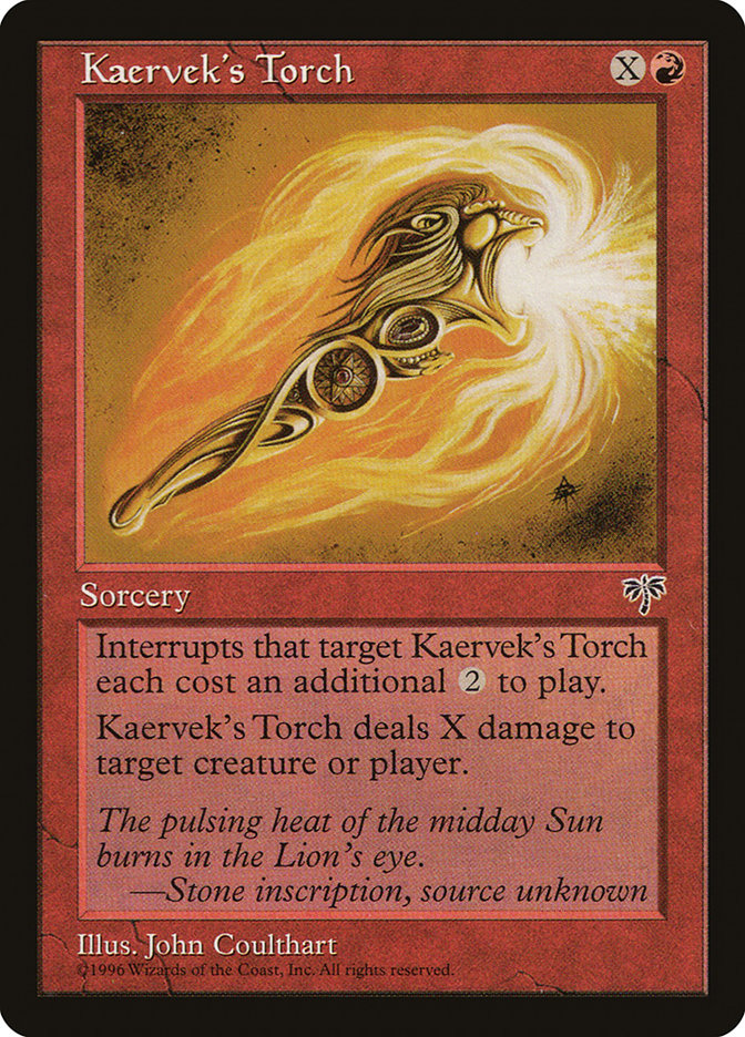 Kaervek's Torch [Mirage] | Tacoma Games