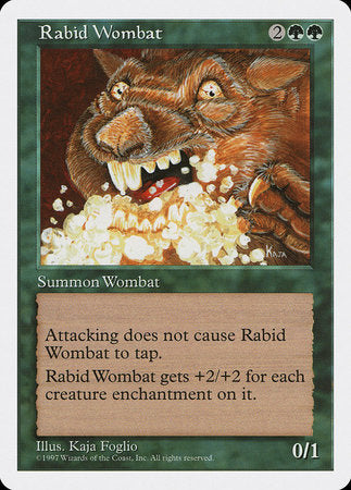 Rabid Wombat [Fifth Edition] | Tacoma Games