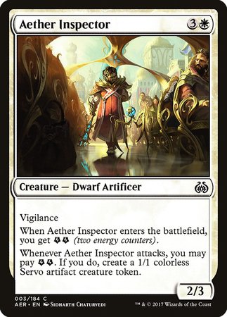 Aether Inspector [Aether Revolt] | Tacoma Games