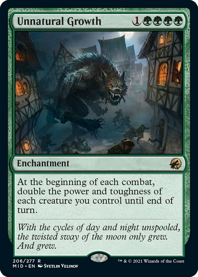 Unnatural Growth [Innistrad: Midnight Hunt] | Tacoma Games