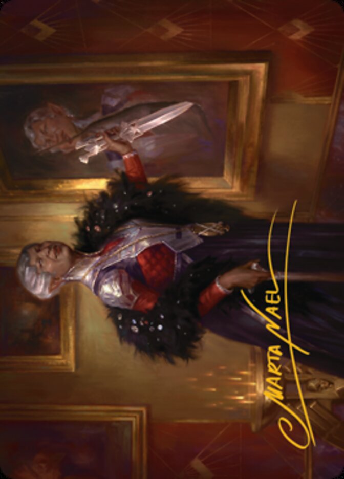 Evelyn, the Covetous Art Card (Gold-Stamped Signature) [Streets of New Capenna Art Series] | Tacoma Games