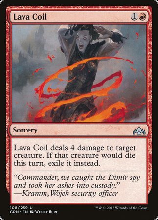 Lava Coil [Guilds of Ravnica] | Tacoma Games