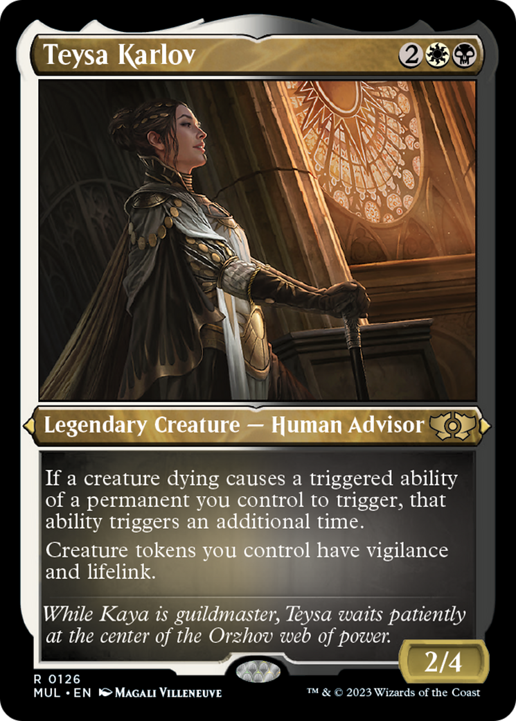 Teysa Karlov (Foil Etched) [Multiverse Legends] | Tacoma Games