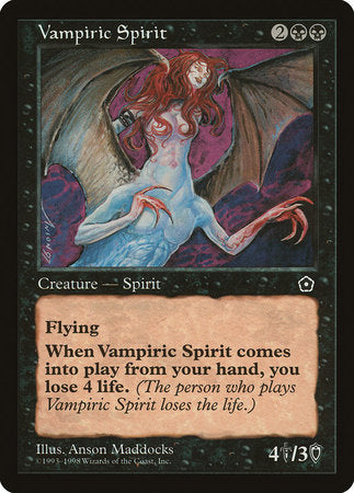 Vampiric Spirit [Portal Second Age] | Tacoma Games