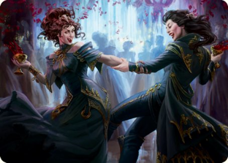 Falkenrath Celebrants 1 Art Card [Innistrad: Crimson Vow Art Series] | Tacoma Games