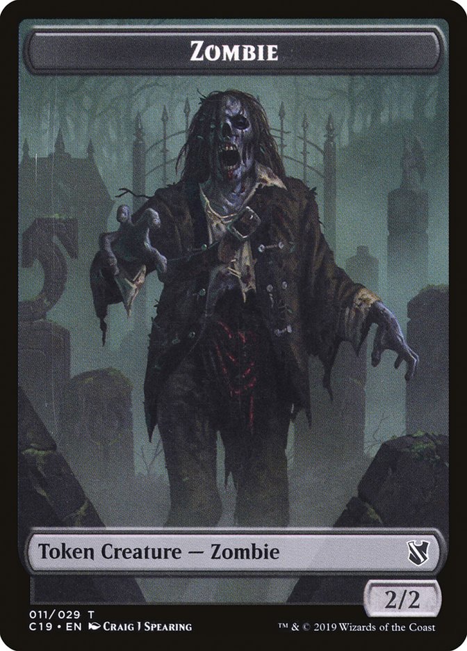 Zombie (011/029) [Commander 2019 Tokens] | Tacoma Games