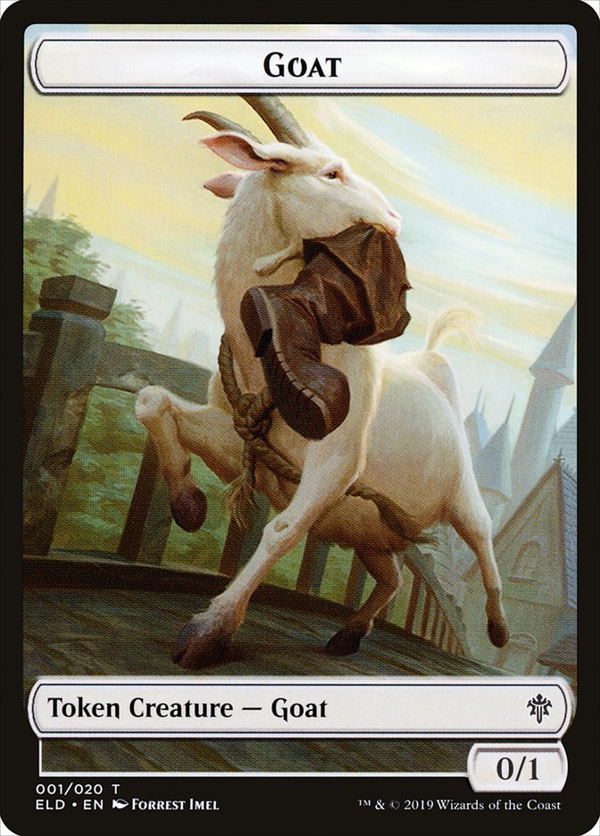 Goat [Throne of Eldraine Tokens] | Tacoma Games