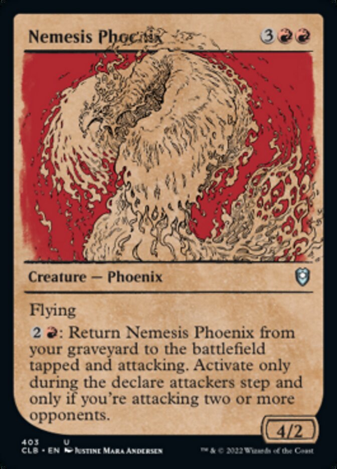 Nemesis Phoenix (Showcase) [Commander Legends: Battle for Baldur's Gate] | Tacoma Games