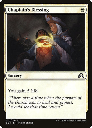 Chaplain's Blessing [Shadows over Innistrad] | Tacoma Games