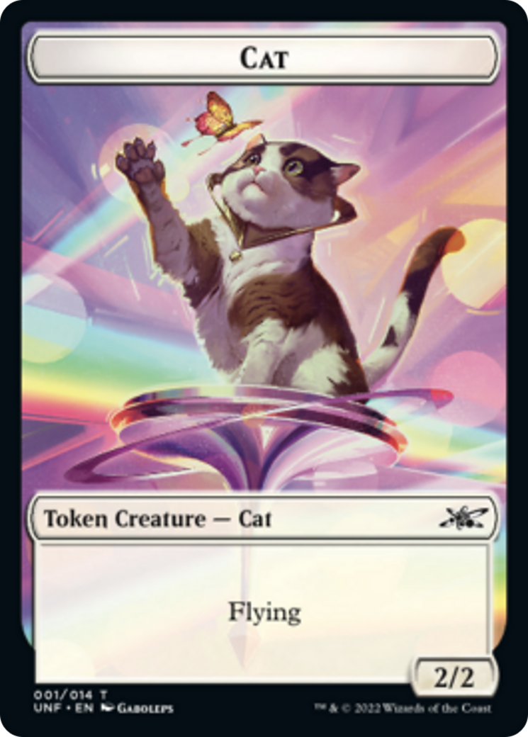 Cat // Balloon Double-sided Token [Unfinity Tokens] | Tacoma Games