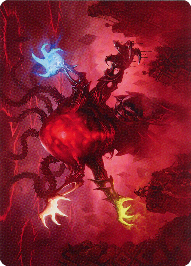 Omnath, Locus of All Art Card (51) [March of the Machine Art Series] | Tacoma Games