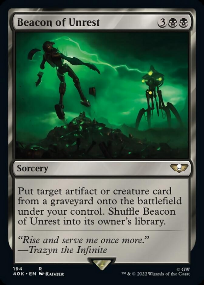 Beacon of Unrest (Surge Foil) [Universes Beyond: Warhammer 40,000] | Tacoma Games