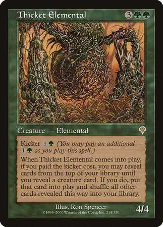 Thicket Elemental [Invasion] | Tacoma Games