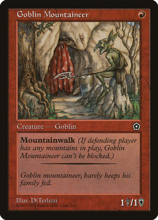 Goblin Mountaineer [Portal Second Age] | Tacoma Games