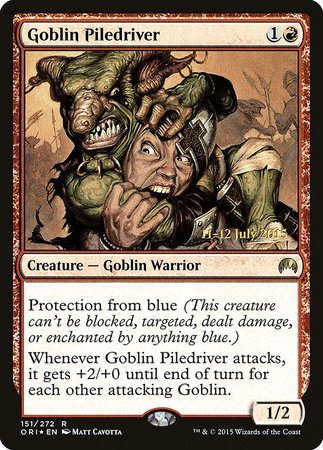 Goblin Piledriver [Magic Origins Promos] | Tacoma Games