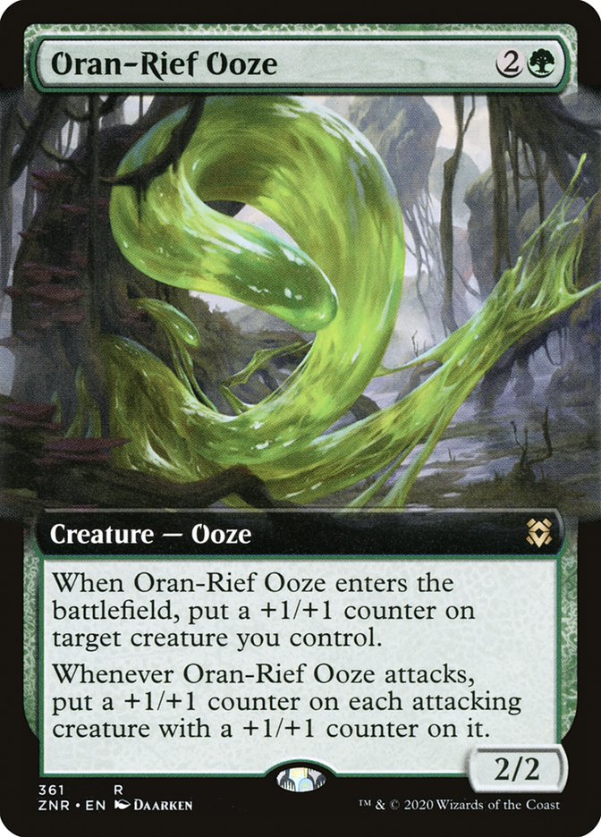 Oran-Rief Ooze (Extended Art) [Zendikar Rising] | Tacoma Games