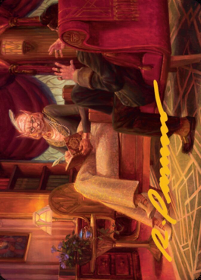 Phabine, Boss's Confidant Art Card (Gold-Stamped Signature) [Streets of New Capenna Art Series] | Tacoma Games