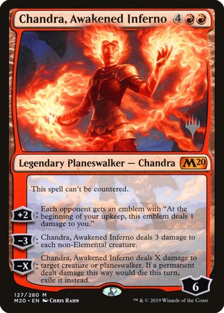 Chandra, Awakened Inferno [Core Set 2020 Promos] | Tacoma Games