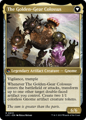 Tetzin, Gnome Champion // The Golden-Gear Colossus [The Lost Caverns of Ixalan Commander] | Tacoma Games