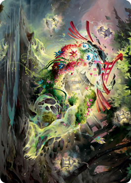 Go-Shintai of Life's Origin Art Card [Kamigawa: Neon Dynasty Art Series] | Tacoma Games
