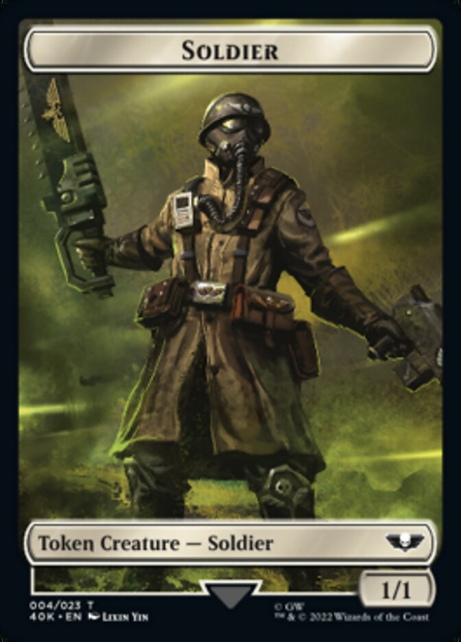 Soldier (004) // Vanguard Suppressor Double-sided Token [Universes Beyond: Warhammer 40,000 Tokens] | Tacoma Games