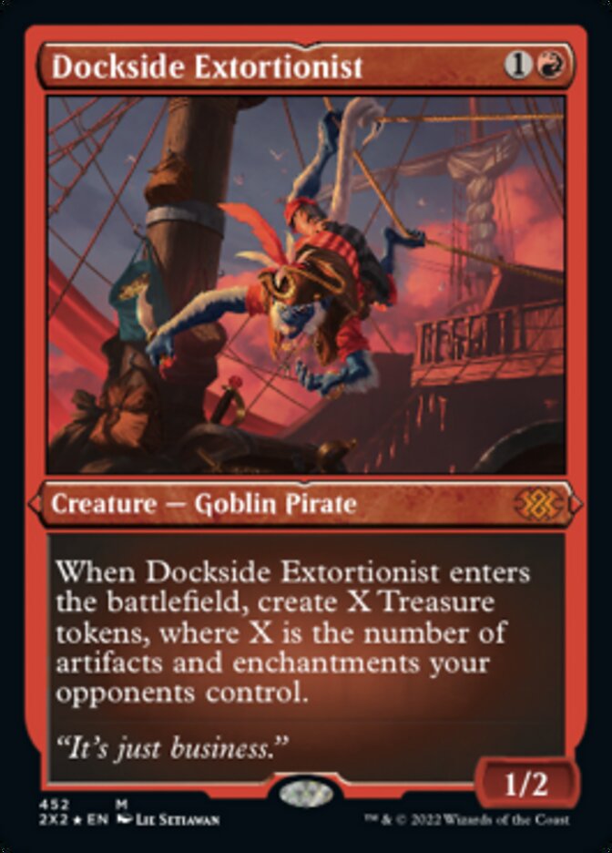 Dockside Extortionist (Foil Etched) [Double Masters 2022] | Tacoma Games