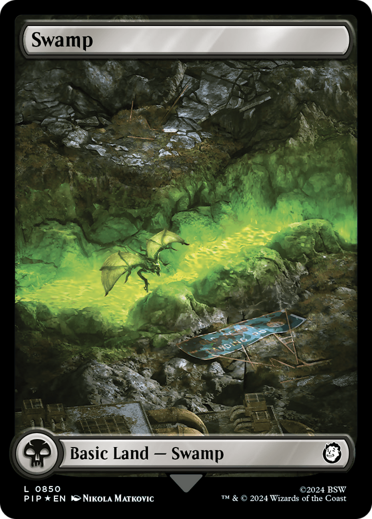 Swamp (0850) (Surge Foil) [Fallout] | Tacoma Games