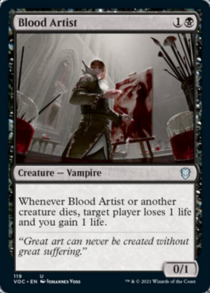 Blood Artist [Innistrad: Crimson Vow Commander] | Tacoma Games