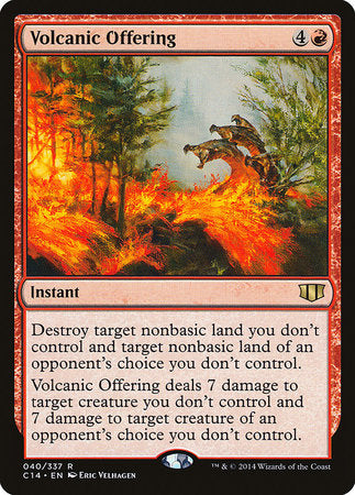 Volcanic Offering [Commander 2014] | Tacoma Games