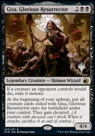 Gisa, Glorious Resurrector (Promo Pack) [Innistrad: Midnight Hunt Promos] | Tacoma Games