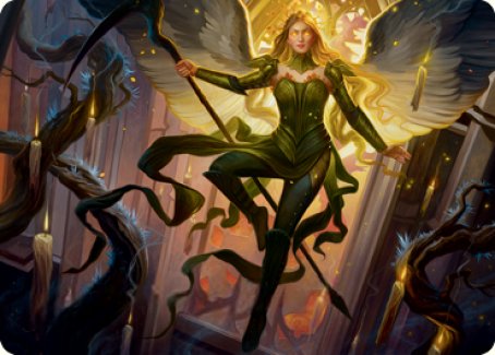 Sigarda, Champion of Light Art Card [Innistrad: Midnight Hunt Art Series] | Tacoma Games